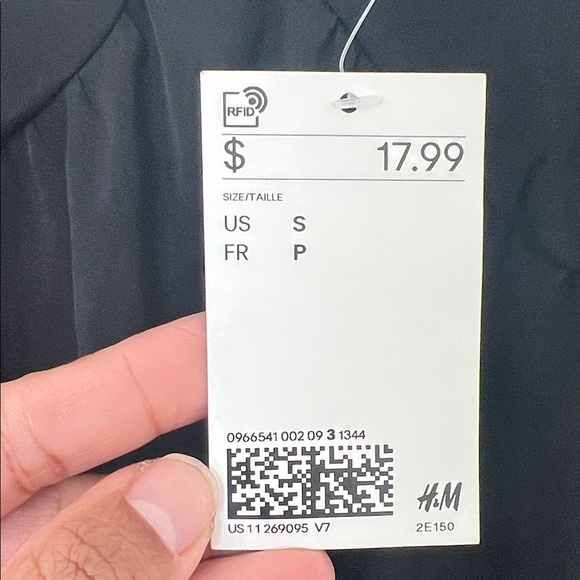 Divided Black Strappy Mini Dress - Picture 7 of 7